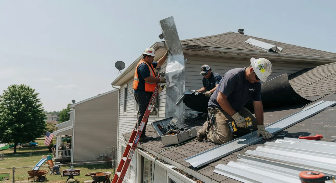 Storm Damage Metal Roof Repair in Ravenden Springs, AR